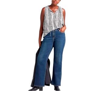 LANE BRYANT ‎mid-rise FlexMagic Waistband  Boot cotton casual stretchy 14L jeans
